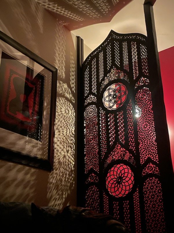 Architectural Room Divider Installation