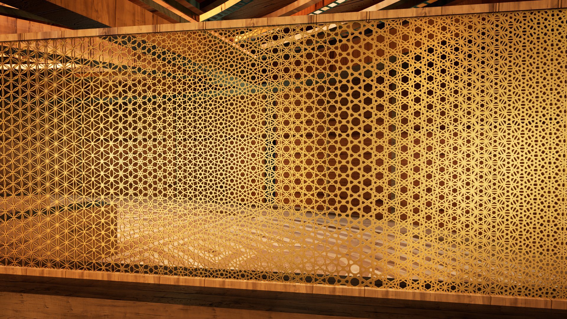 Geometric lattice panels